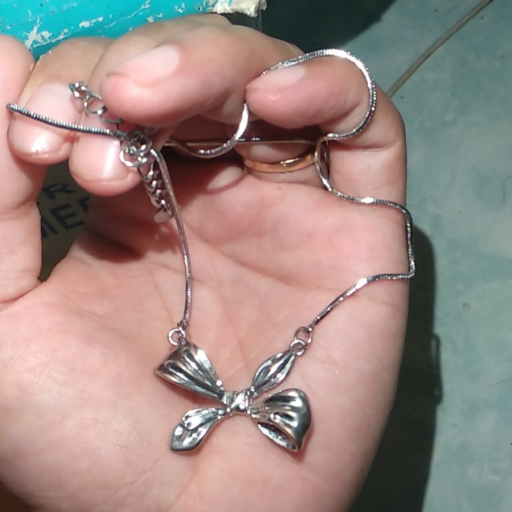 Butterfly Silver Necklace